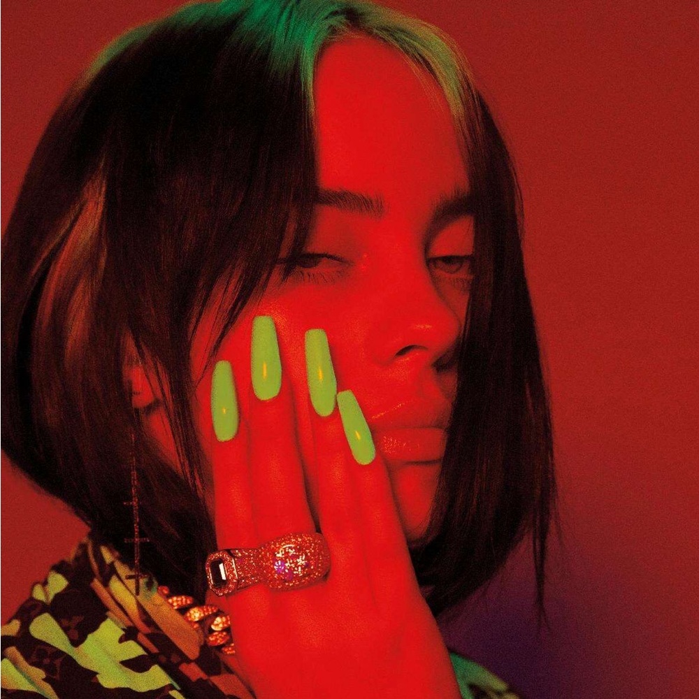 Billie Eilish Red Poster